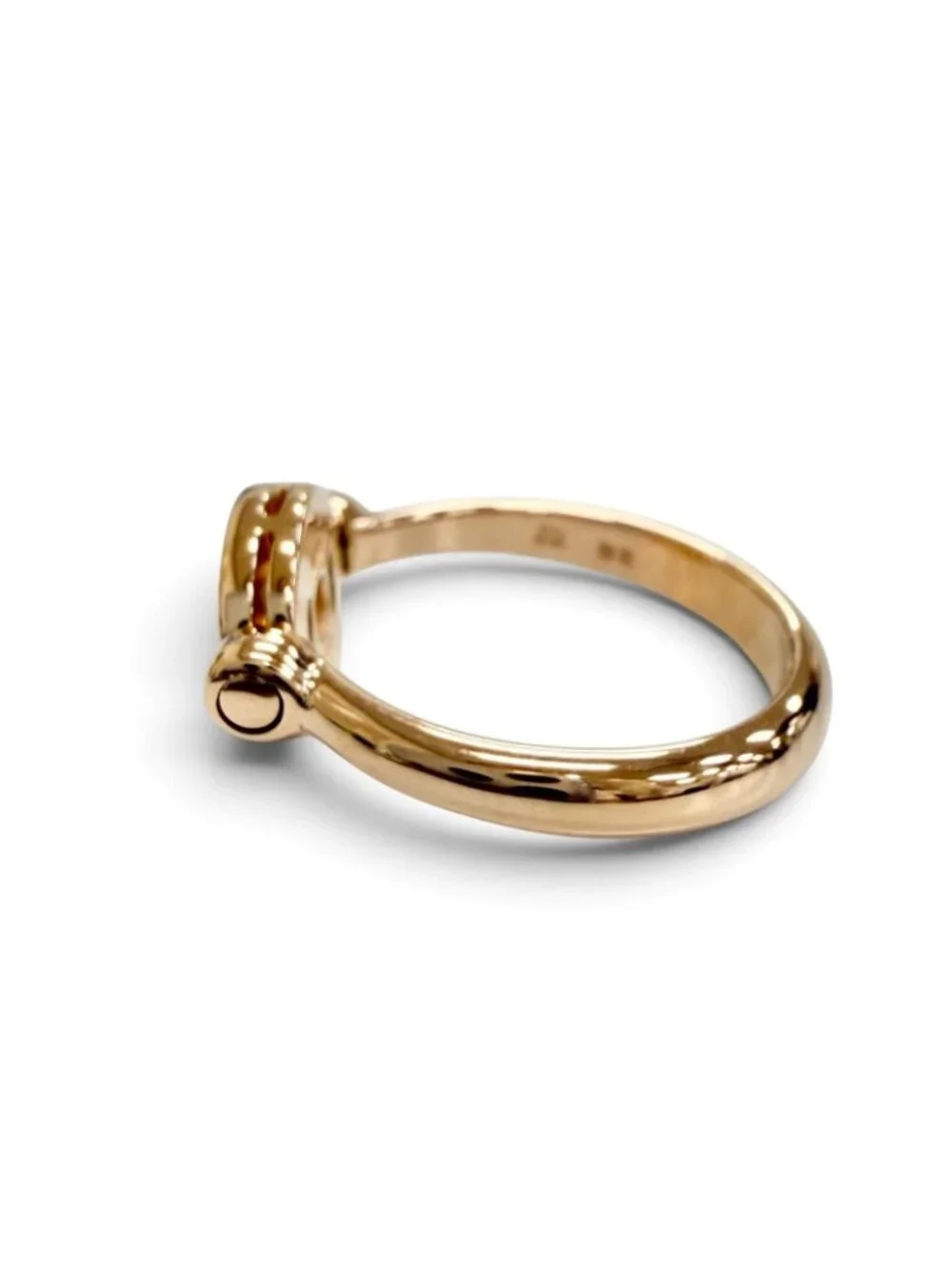 Bvlgari Flip Ring Diamond 750 Pink Gold